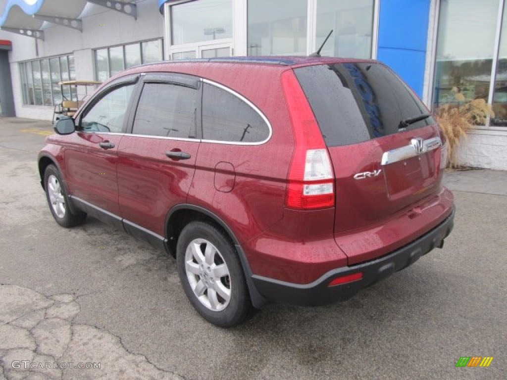 2008 CR-V EX 4WD - Tango Red Pearl / Gray photo #5