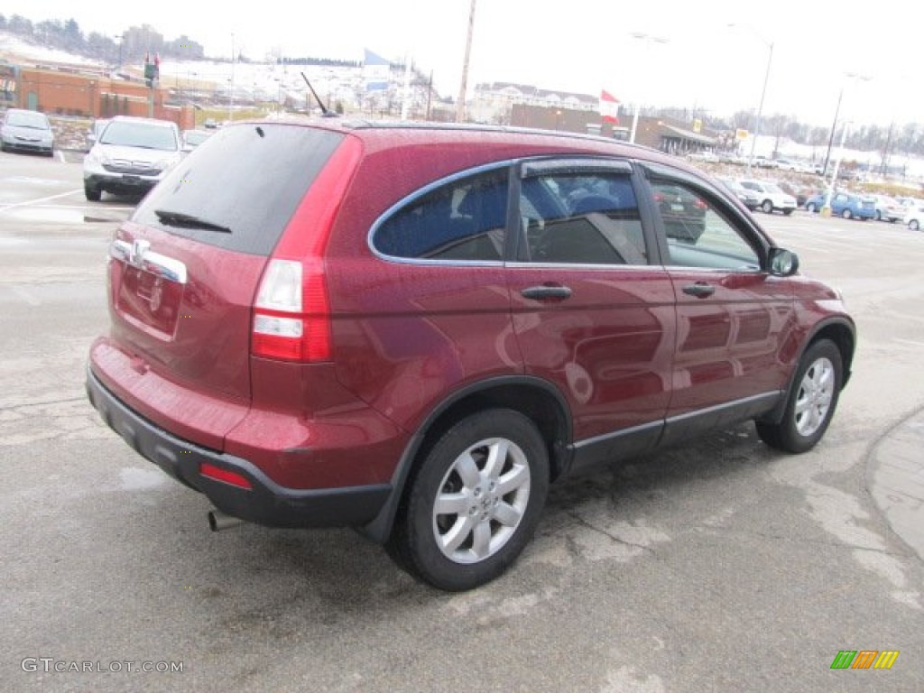 2008 CR-V EX 4WD - Tango Red Pearl / Gray photo #7
