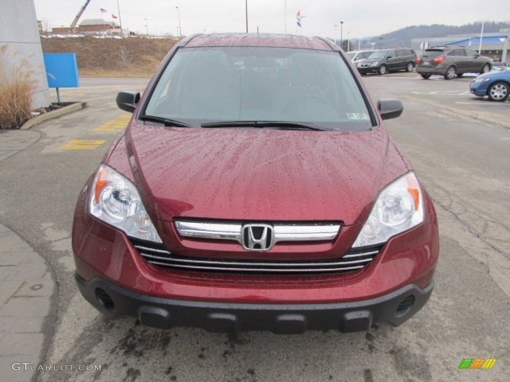 2008 CR-V EX 4WD - Tango Red Pearl / Gray photo #10