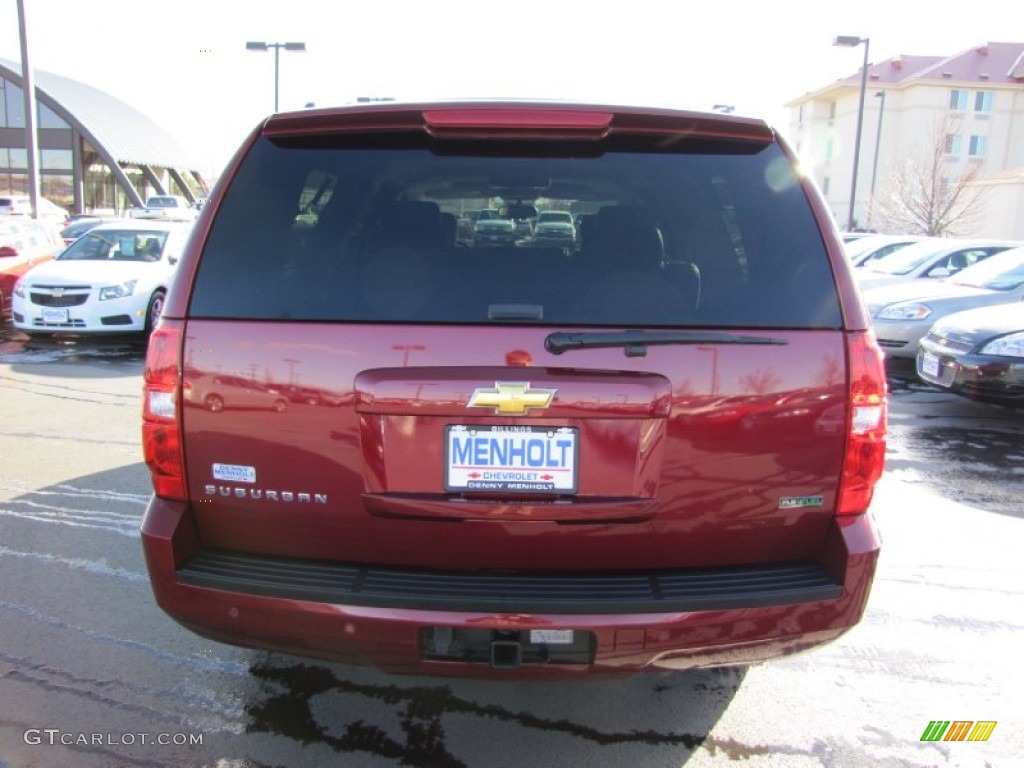 2011 Suburban LT 4x4 - Red Jewel Tintcoat / Ebony photo #6