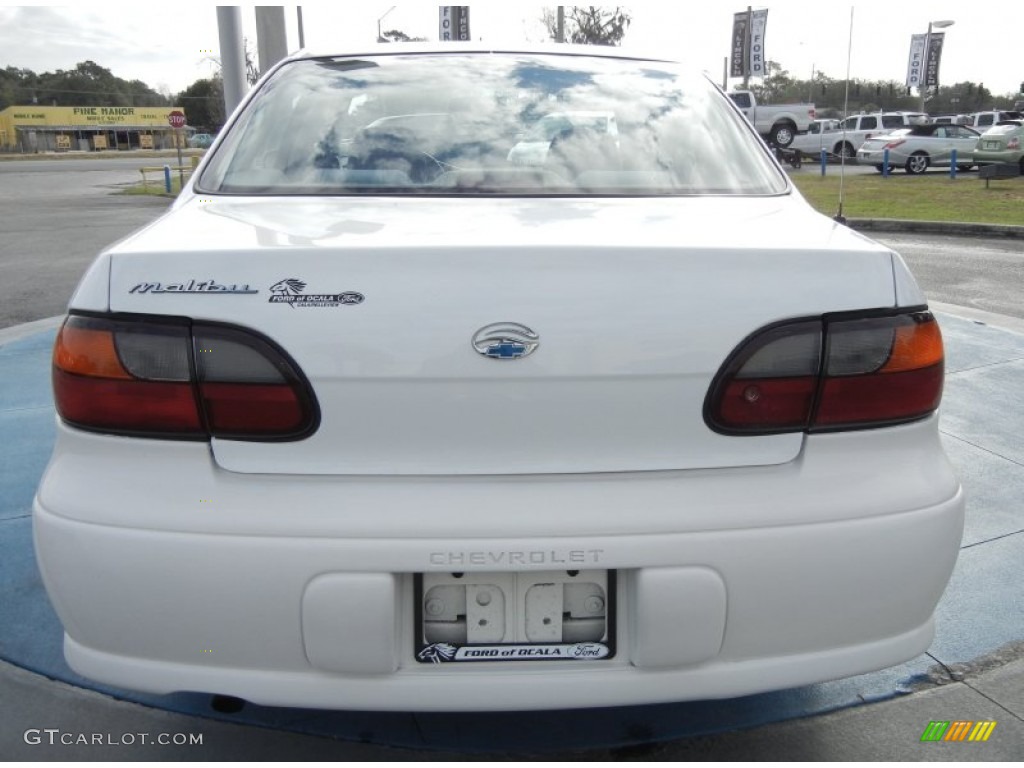 1998 Malibu Sedan - Bright White / Light Gray photo #4