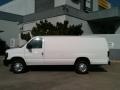 Oxford White 2012 Ford E Series Van E350 Extended Cargo Exterior