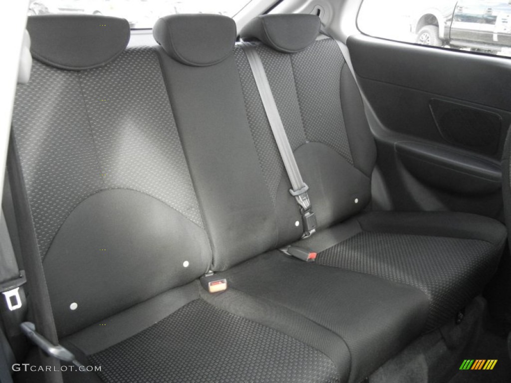 2007 Accent GS Coupe - Apple Green / Black photo #15