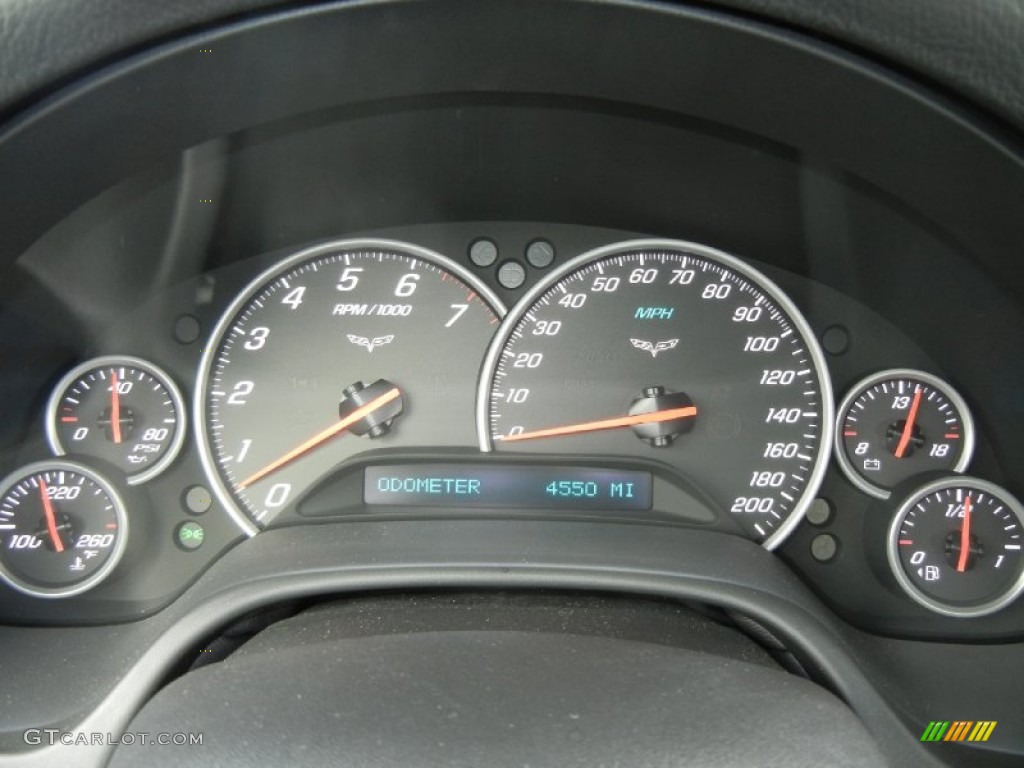 2011 Chevrolet Corvette Coupe Gauges Photo #61035686