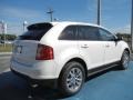 2012 White Platinum Metallic Tri-Coat Ford Edge SEL EcoBoost  photo #3