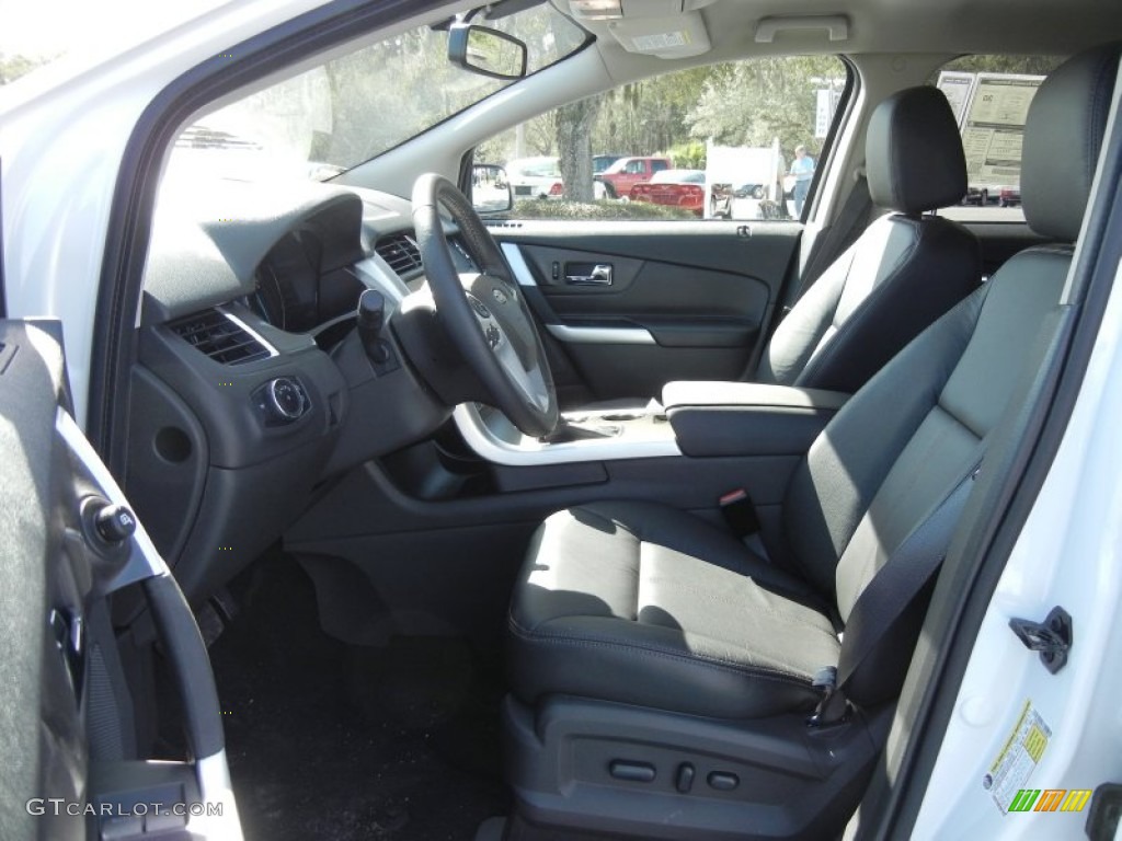 2012 Edge SEL EcoBoost - White Platinum Metallic Tri-Coat / Charcoal Black photo #5