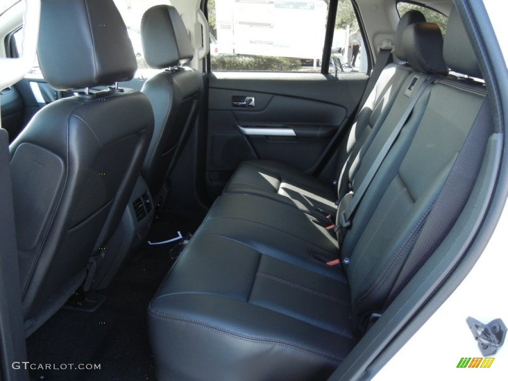 2012 Edge SEL EcoBoost - White Platinum Metallic Tri-Coat / Charcoal Black photo #6