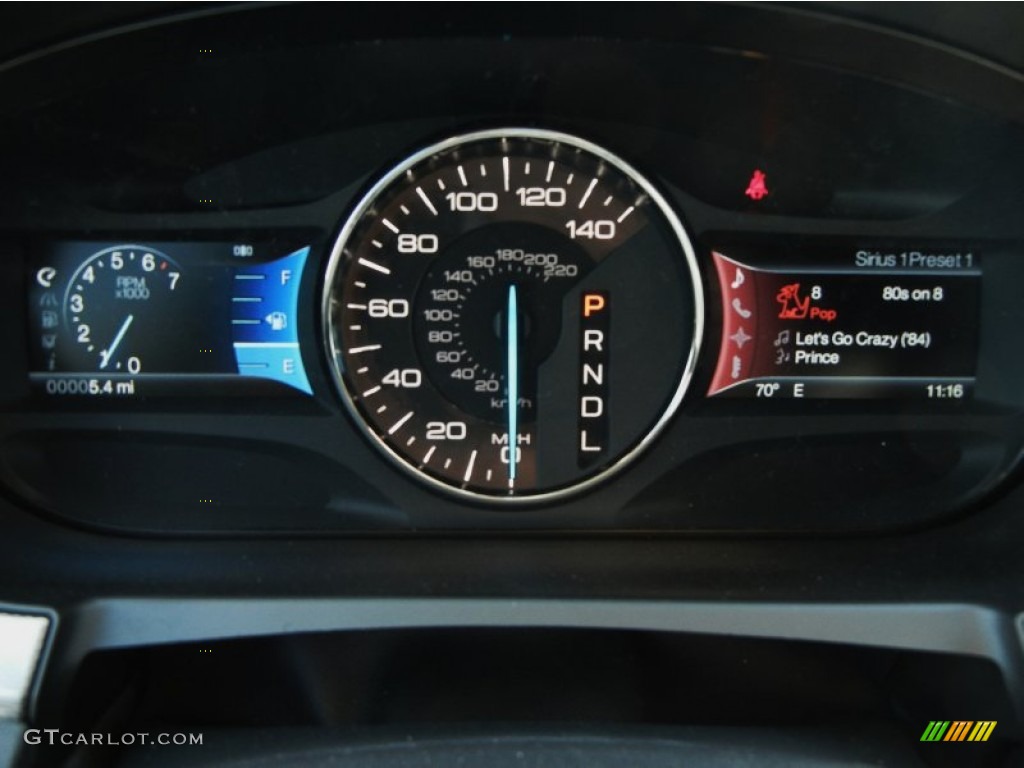 2012 Edge SEL EcoBoost - White Platinum Metallic Tri-Coat / Charcoal Black photo #8