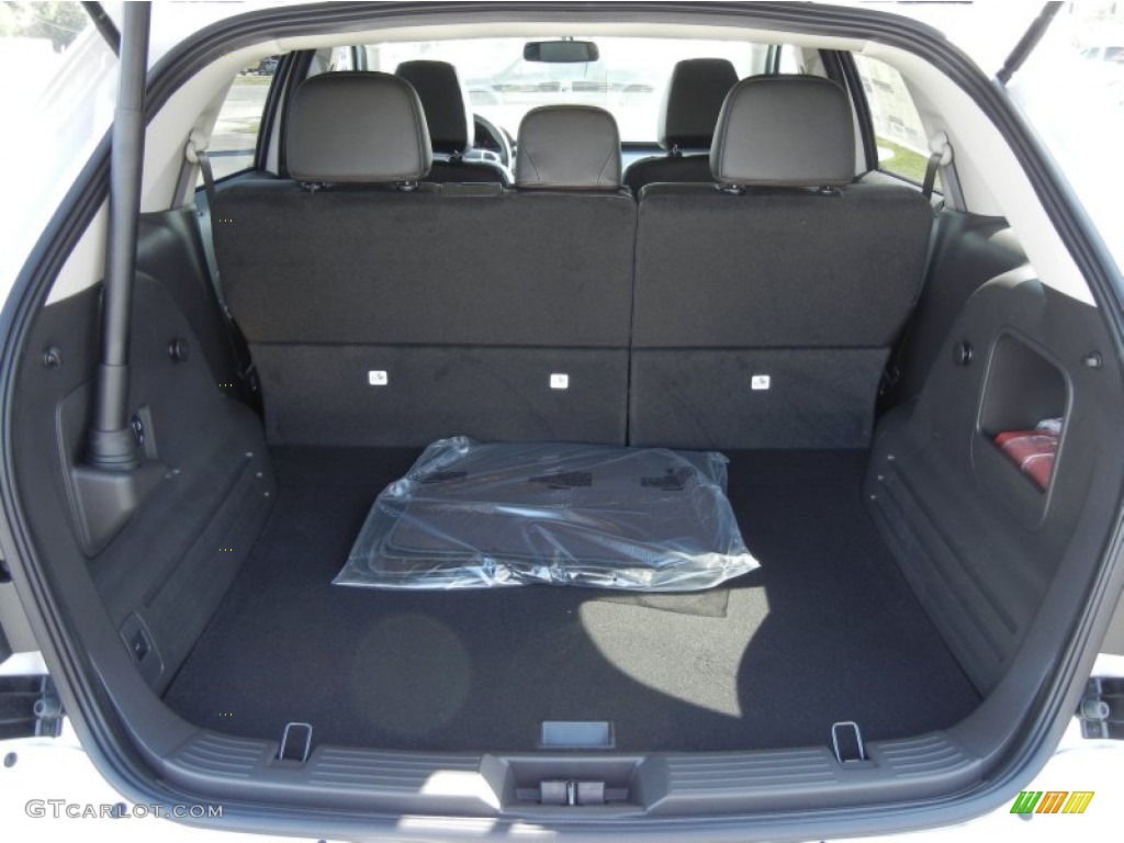 2012 Edge SEL EcoBoost - White Platinum Metallic Tri-Coat / Charcoal Black photo #10