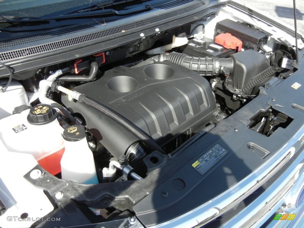 2012 Edge SEL EcoBoost - White Platinum Metallic Tri-Coat / Charcoal Black photo #11