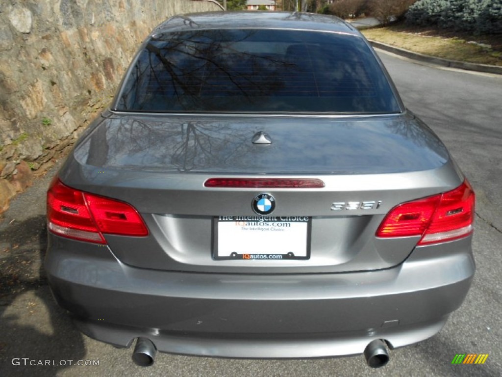 2009 3 Series 335i Convertible - Space Grey Metallic / Black photo #6