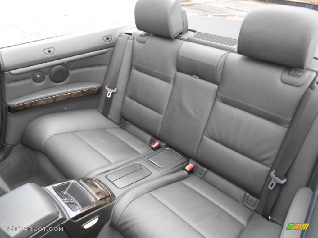 Black Interior 2009 BMW 3 Series 335i Convertible Photo #61036210