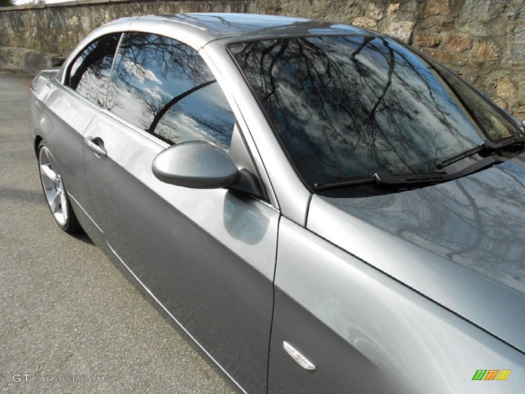 2009 3 Series 335i Convertible - Space Grey Metallic / Black photo #11