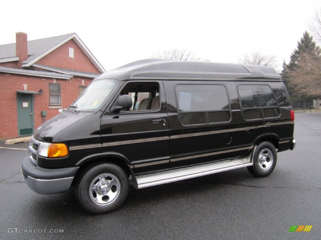 2003 Ram Van 1500 Passenger Conversion - Black / Sandstone photo #3
