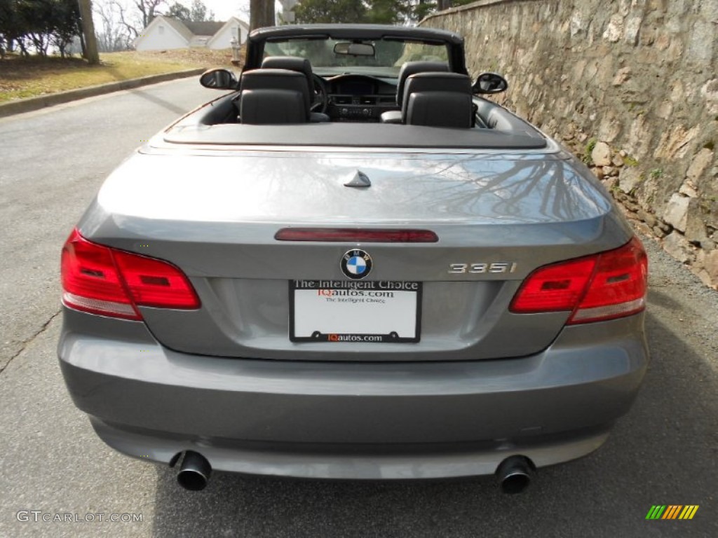 2009 3 Series 335i Convertible - Space Grey Metallic / Black photo #16