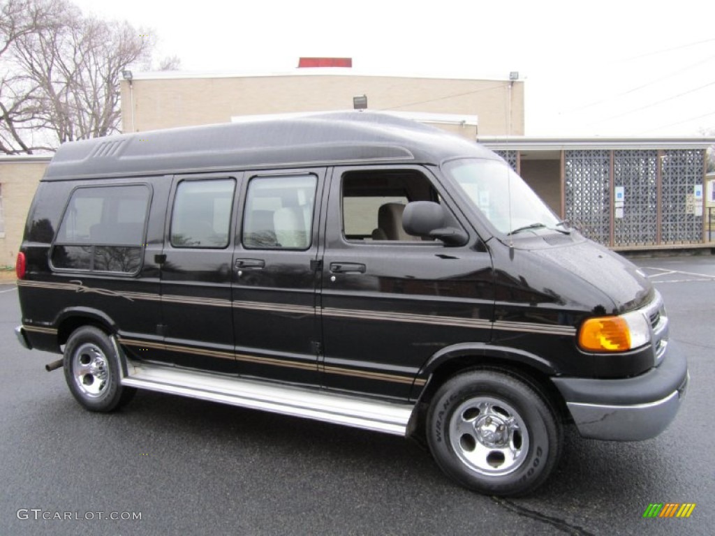2003 Ram Van 1500 Passenger Conversion - Black / Sandstone photo #10