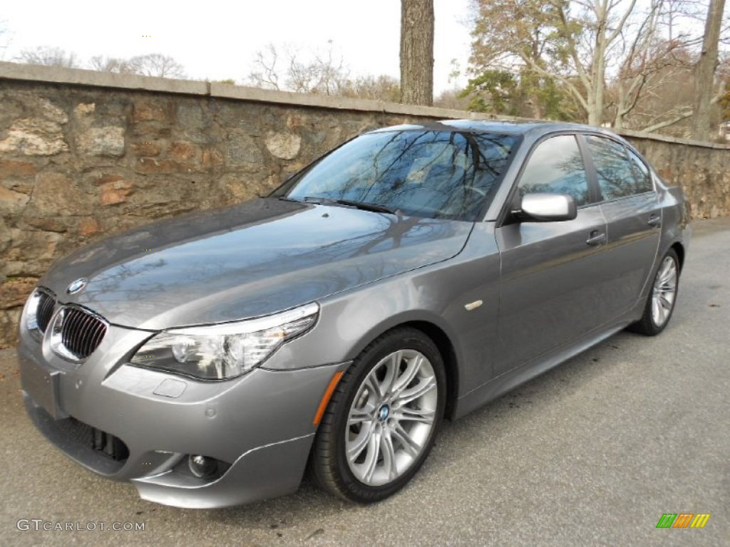 Space Grey Metallic 2010 BMW 5 Series 535i Sedan Exterior Photo #61036414