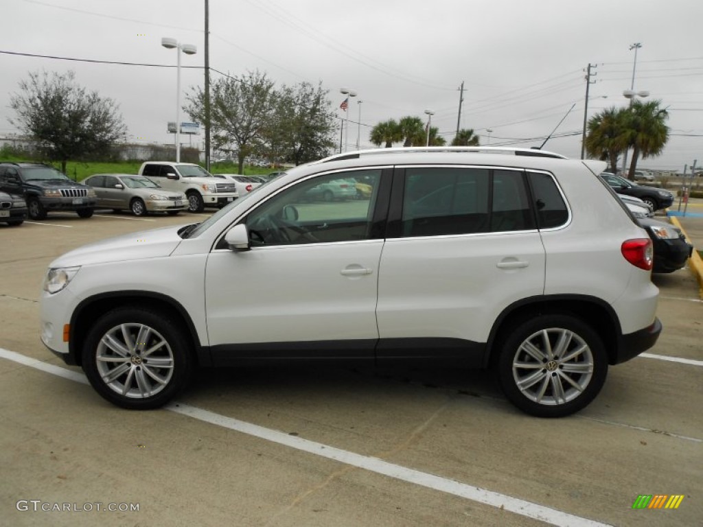 2011 Tiguan SEL - Candy White / Sandstone photo #4