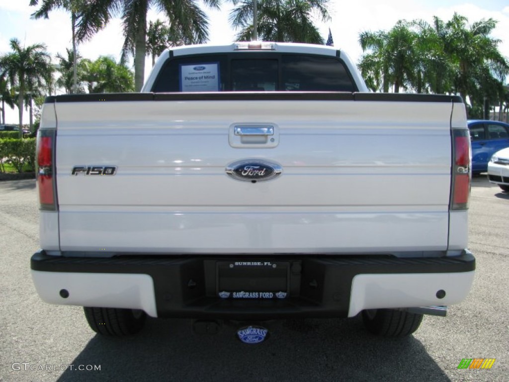 2011 F150 Limited SuperCrew 4x4 - White Platinum Metallic Tri-Coat / Steel Gray/Black photo #8