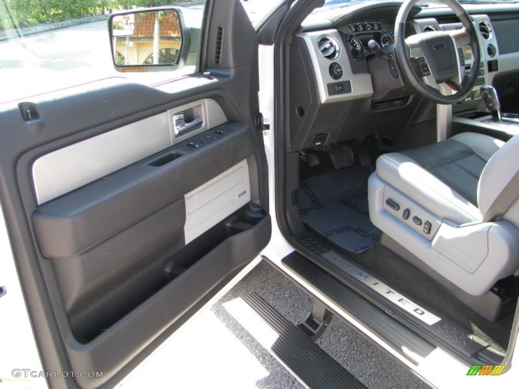 2011 F150 Limited SuperCrew 4x4 - White Platinum Metallic Tri-Coat / Steel Gray/Black photo #19