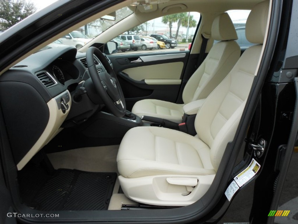 Cornsilk Beige Interior 2012 Volkswagen Jetta TDI Sedan Photo #61037526