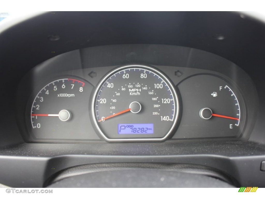 2009 Hyundai Elantra GLS Sedan Gauges Photo #61038471