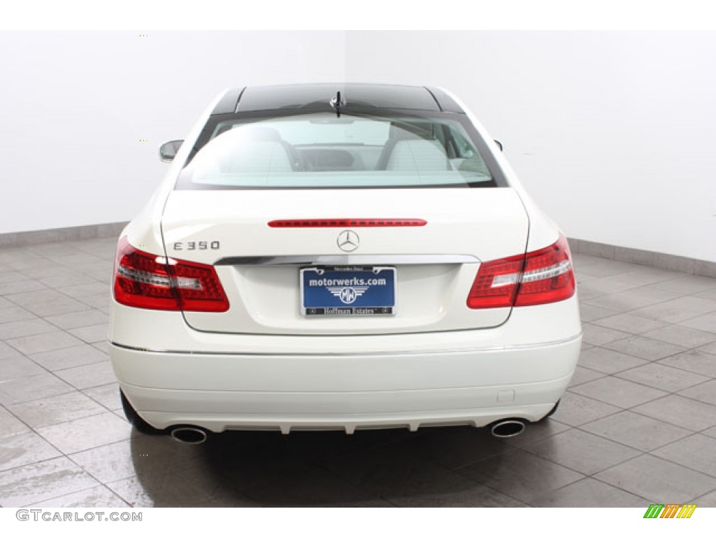 2010 E 350 Coupe - Arctic White / Ash Gray photo #4