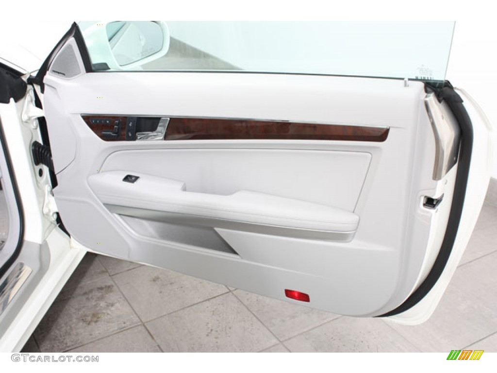 2010 E 350 Coupe - Arctic White / Ash Gray photo #12