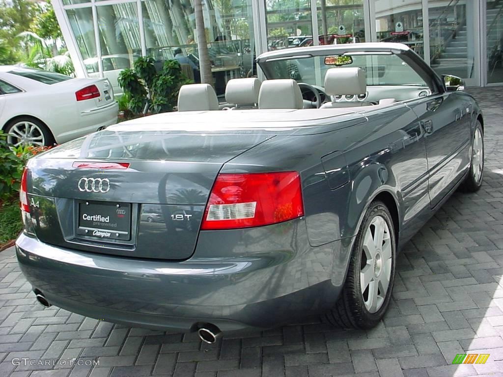 2006 A4 1.8T Cabriolet - Dolphin Gray Metallic / Platinum photo #5