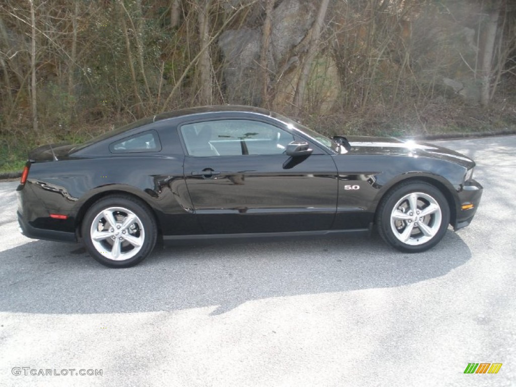 2011 Mustang GT Coupe - Ebony Black / Charcoal Black photo #2