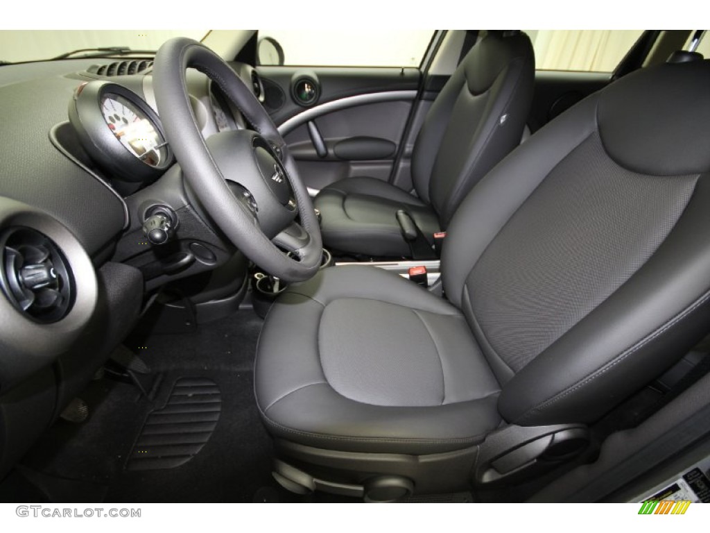Carbon Black Interior 2012 Mini Cooper Countryman Photo #61042996