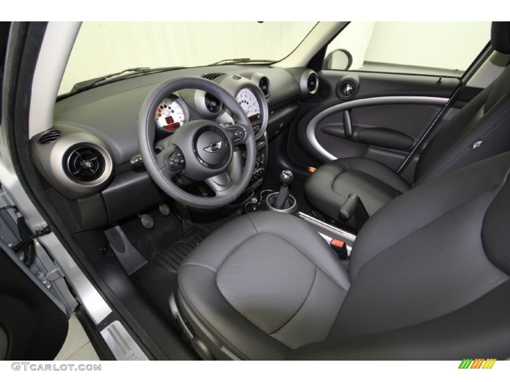 Carbon Black Interior 2012 Mini Cooper Countryman Photo #61043083