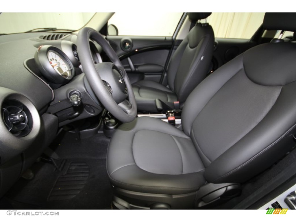 Carbon Black Interior 2012 Mini Cooper Countryman Photo #61043275