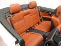 2012 BMW M3 Fox Red Interior Rear Seat Photo
