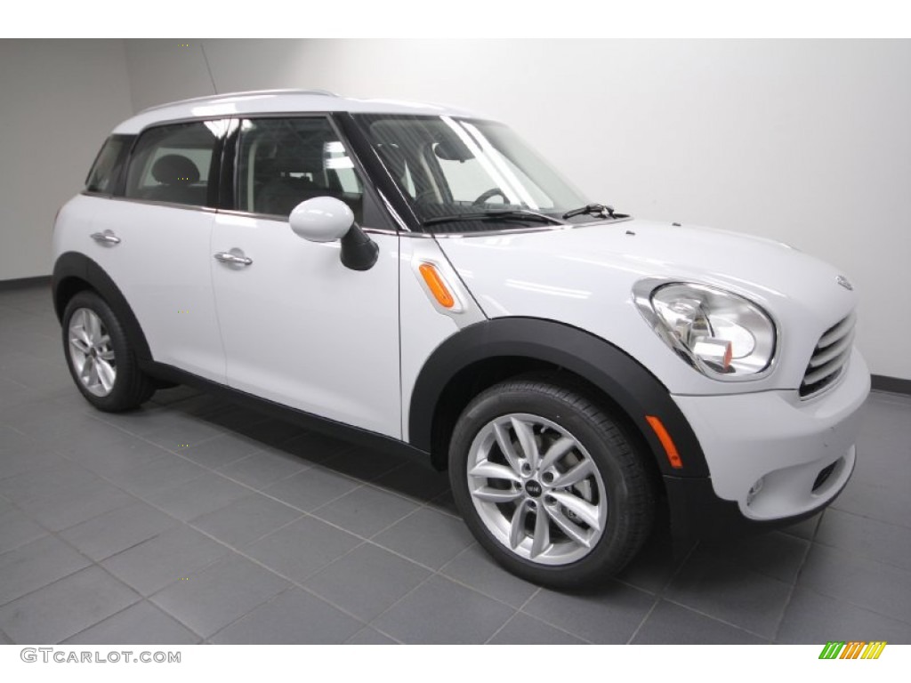 Light White 2012 Mini Cooper Countryman Exterior Photo #61043308