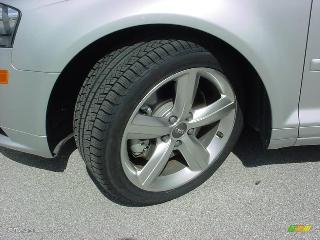 2008 A3 2.0T - Ice Silver Metallic / Black photo #14