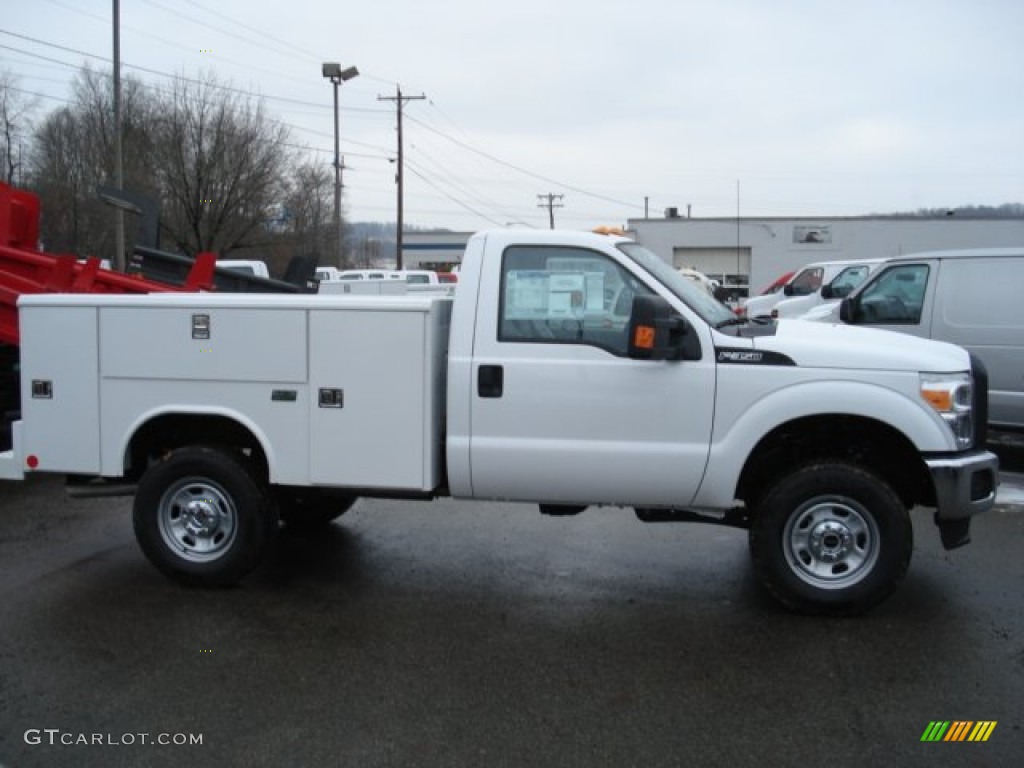 2012 F350 Super Duty XL Regular Cab 4x4 - Oxford White / Steel photo #1