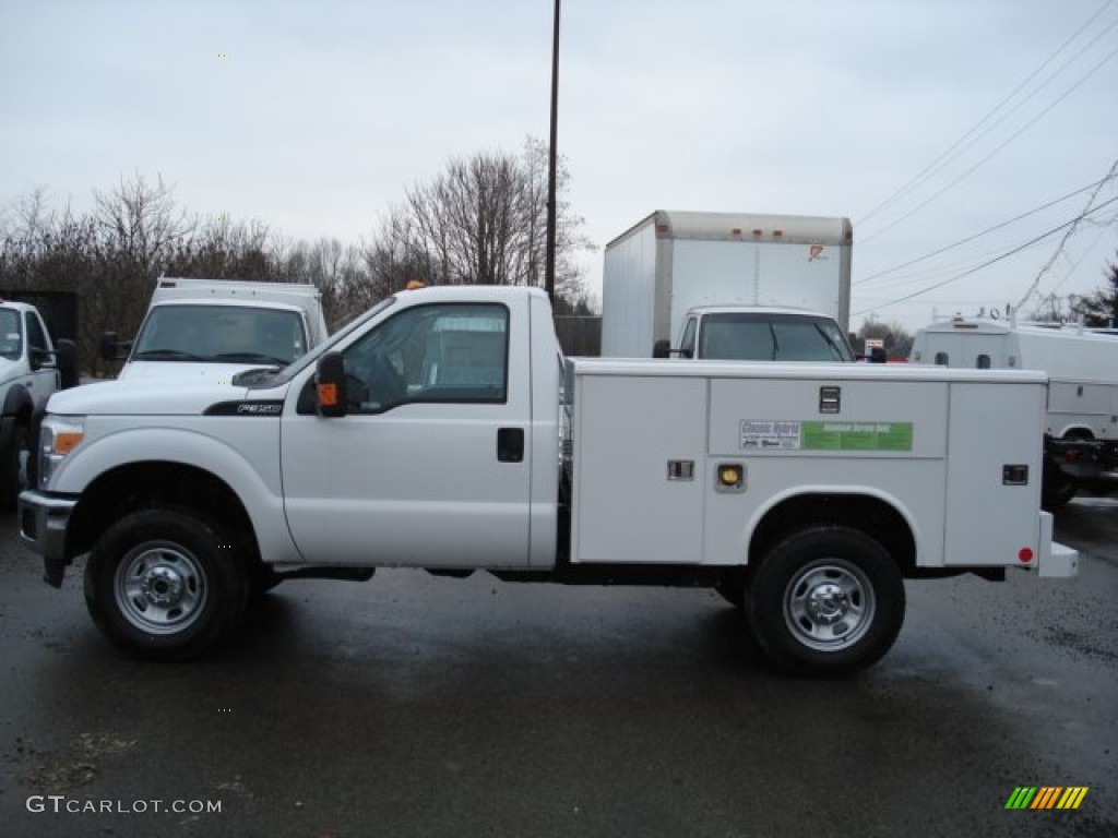 2012 F350 Super Duty XL Regular Cab 4x4 - Oxford White / Steel photo #5