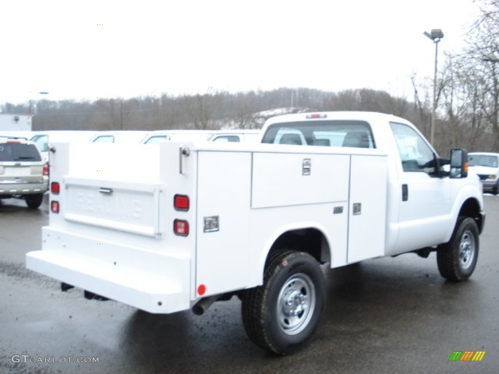 2012 F350 Super Duty XL Regular Cab 4x4 - Oxford White / Steel photo #6
