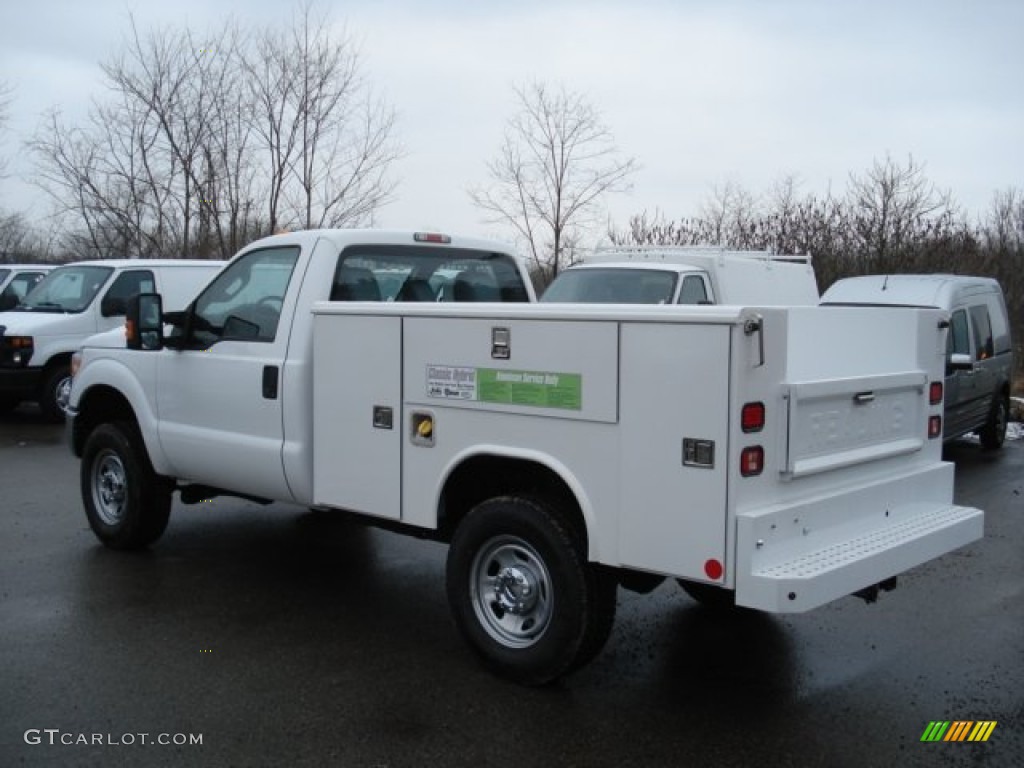 2012 F350 Super Duty XL Regular Cab 4x4 - Oxford White / Steel photo #8