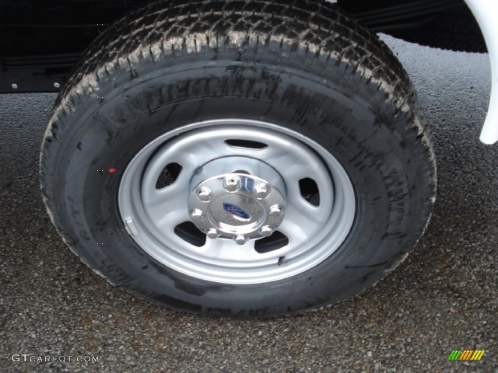 2012 F350 Super Duty XL Regular Cab 4x4 - Oxford White / Steel photo #9