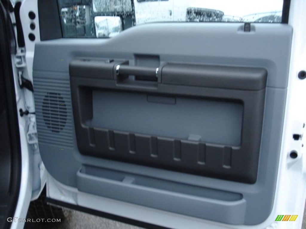 2012 F350 Super Duty XL Regular Cab 4x4 - Oxford White / Steel photo #14