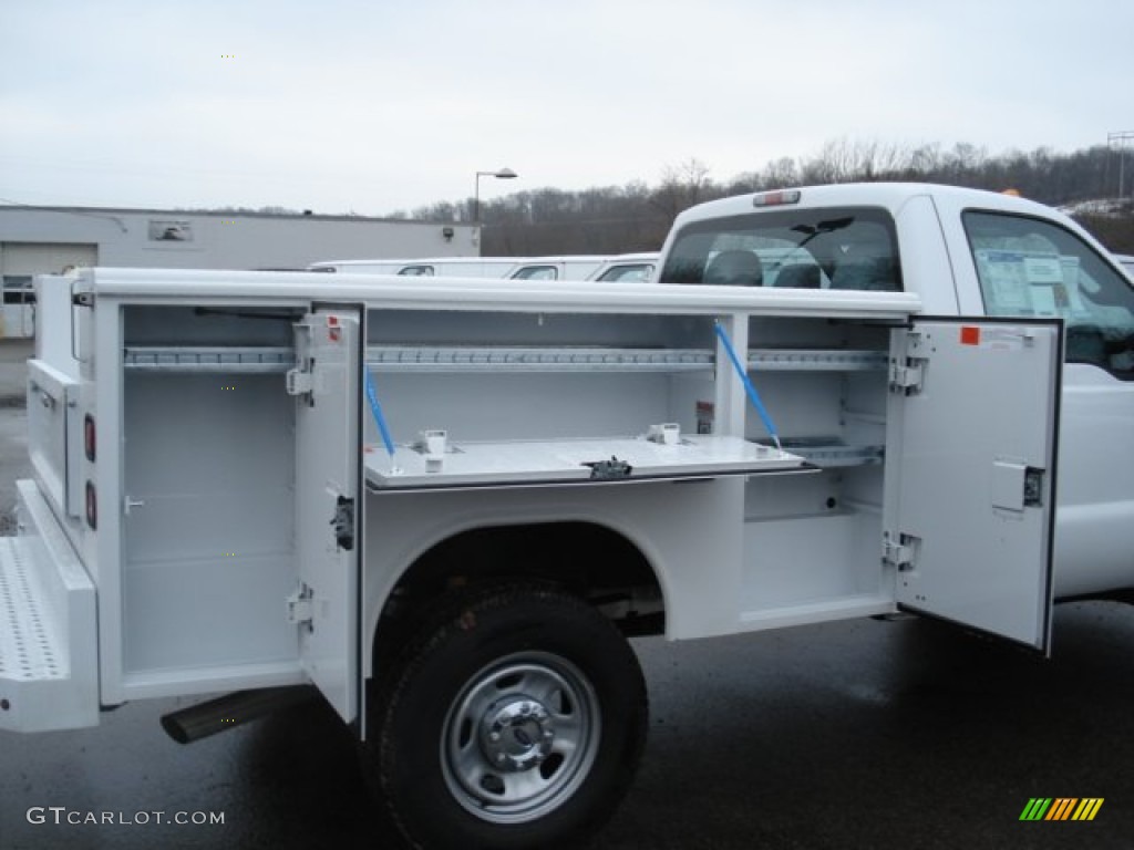 2012 F350 Super Duty XL Regular Cab 4x4 - Oxford White / Steel photo #15