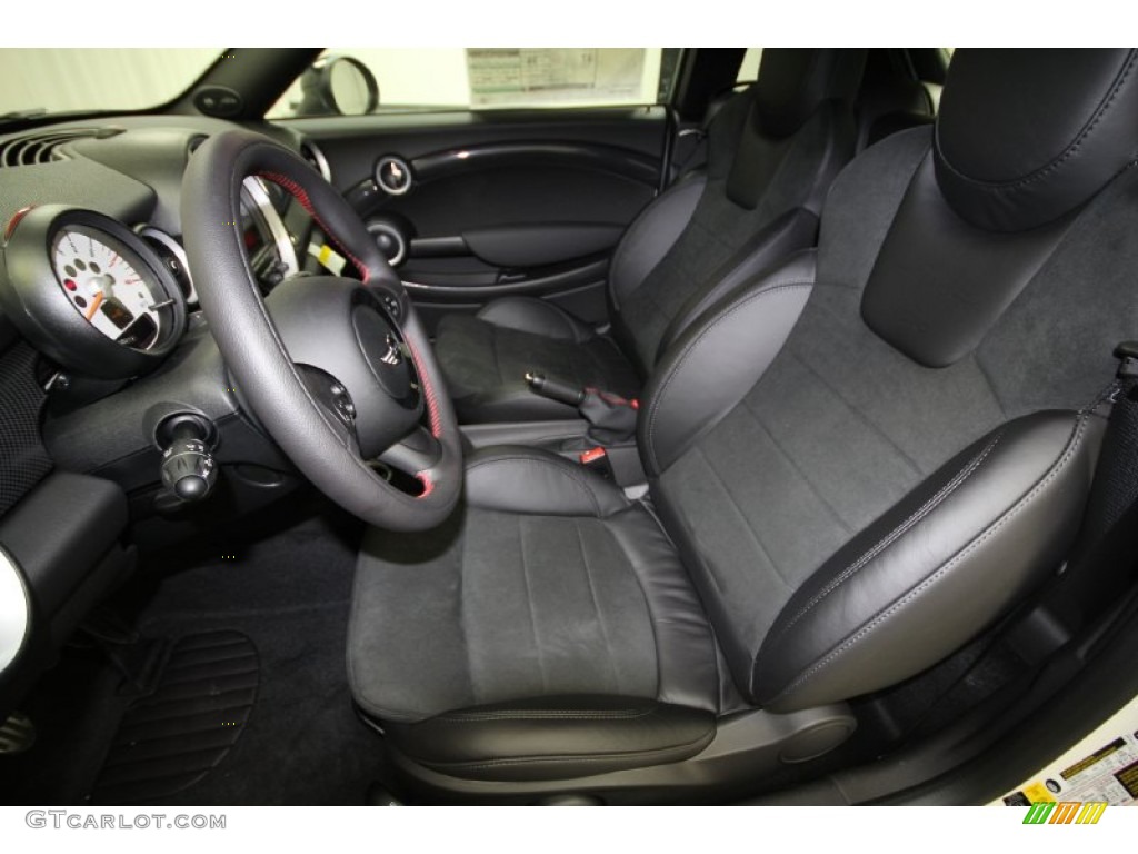 Carbon Black Interior 2012 Mini Cooper S Coupe Photo #61045273