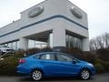 2012 Blue Candy Metallic Ford Fiesta SE Sedan  photo #1