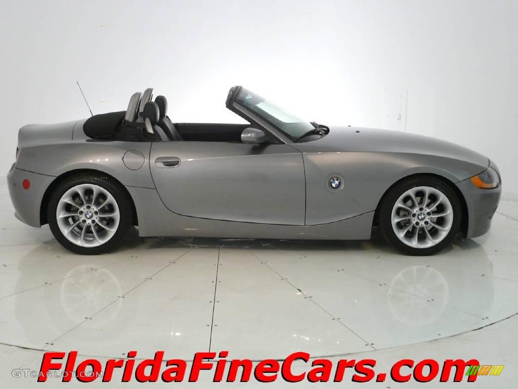 2003 Z4 2.5i Roadster - Sterling Grey Metallic / Black photo #4