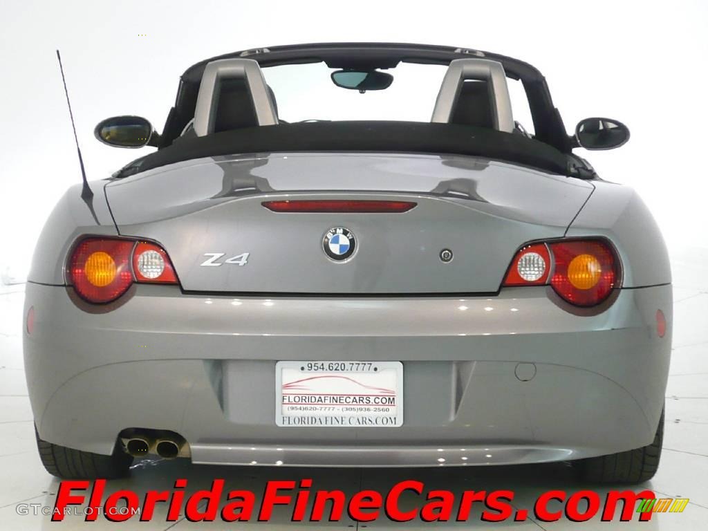 2003 Z4 2.5i Roadster - Sterling Grey Metallic / Black photo #6