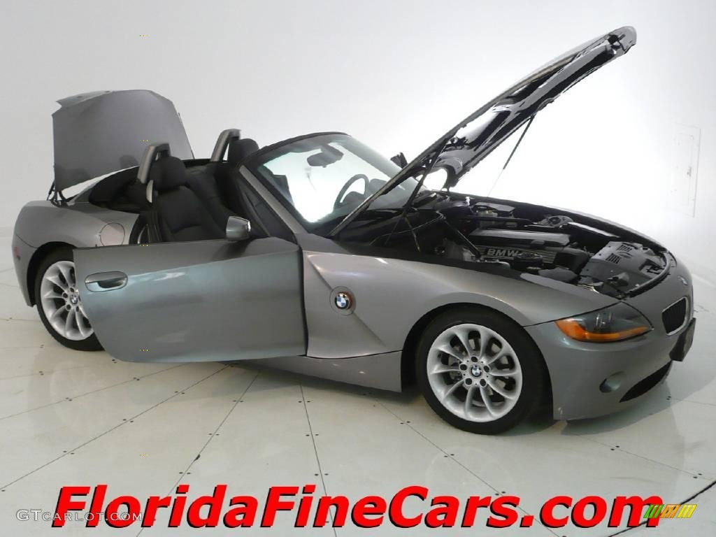 2003 Z4 2.5i Roadster - Sterling Grey Metallic / Black photo #8