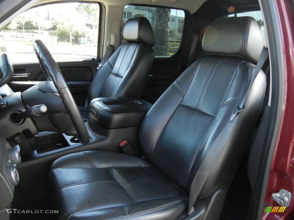 Ebony Interior 2007 Chevrolet Avalanche LTZ 4WD Photo #61046434