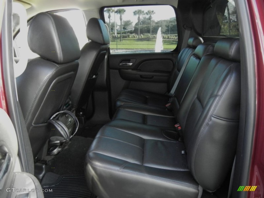 Ebony Interior 2007 Chevrolet Avalanche LTZ 4WD Photo #61046455